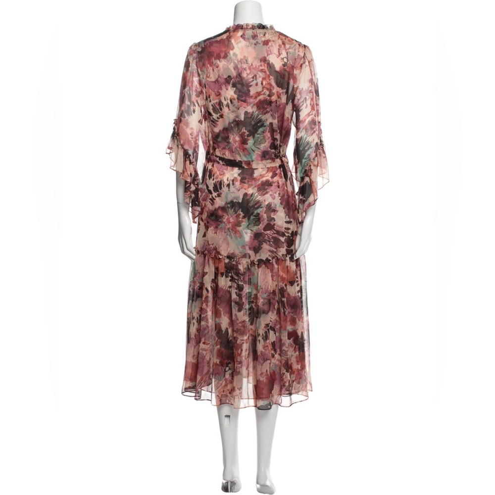 Misa Los Angeles printed midi dress